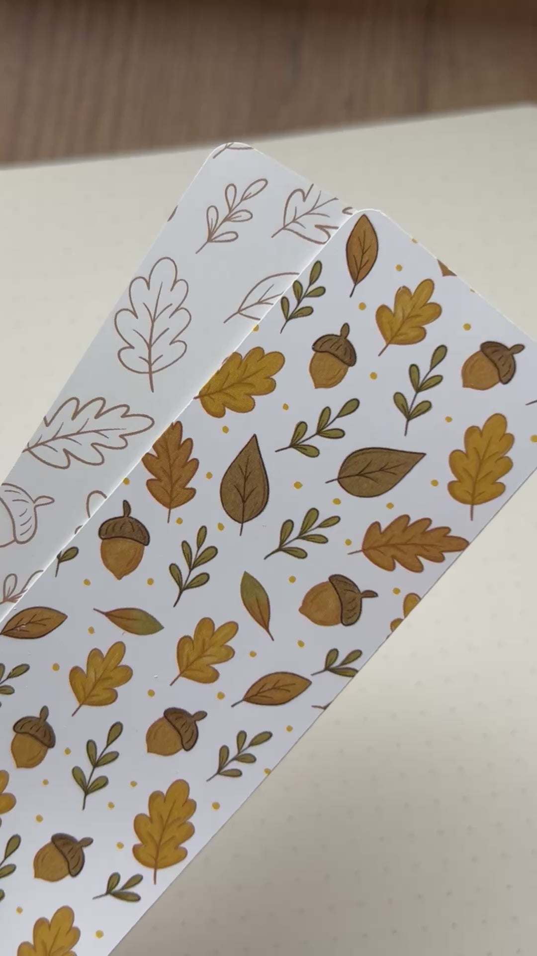 Záložky set Žaludy