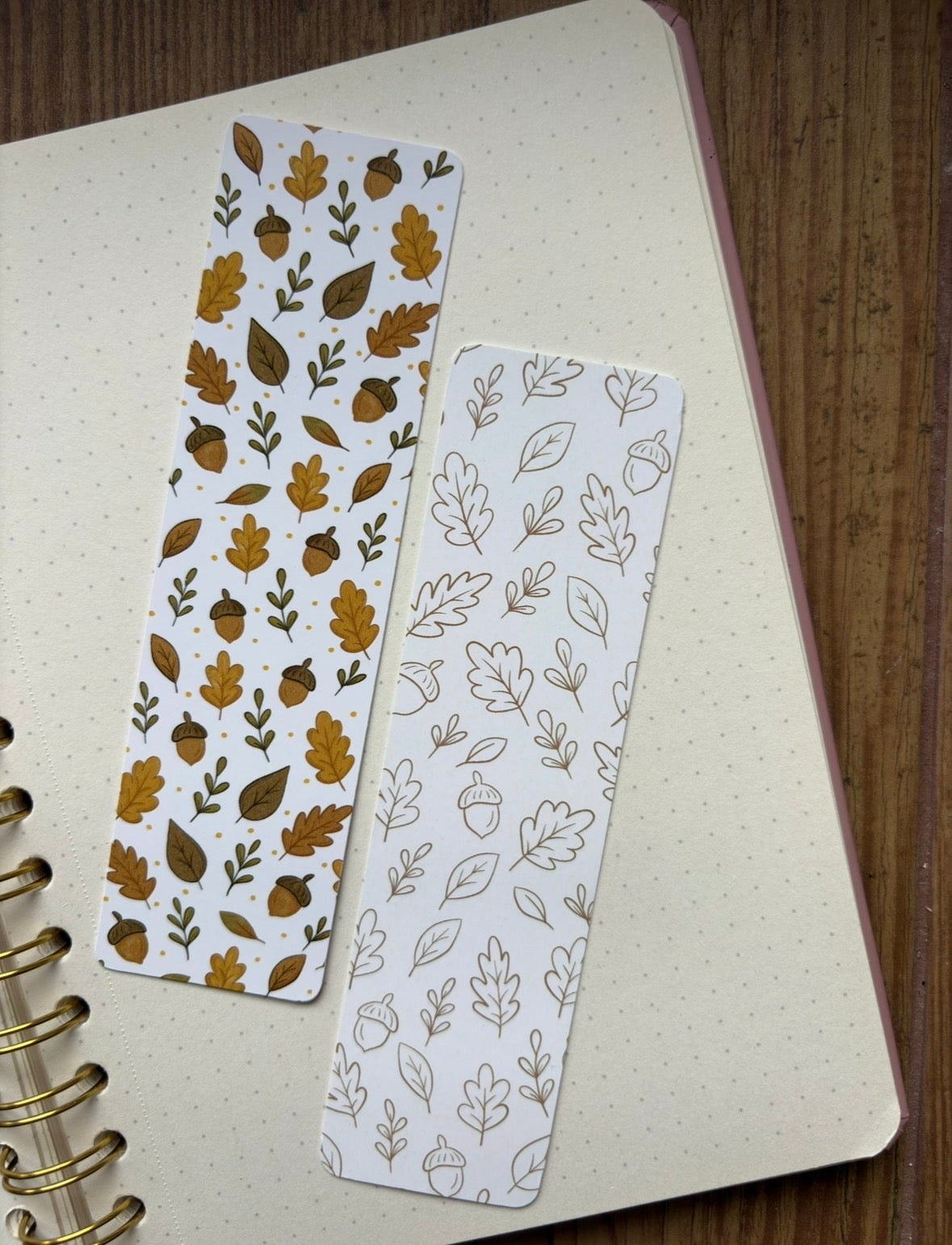 Záložky set Žaludy